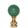 25mm Genuine Green Aventurine Ball Finial - 1¾" h