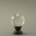 30MM CRYSTAL BALL FINIAL - Oiled Bronze Base