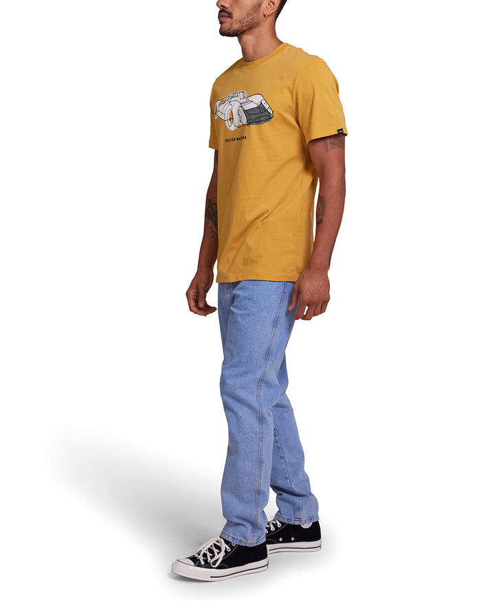 908 Tee - Honey Gold, view 4|Model