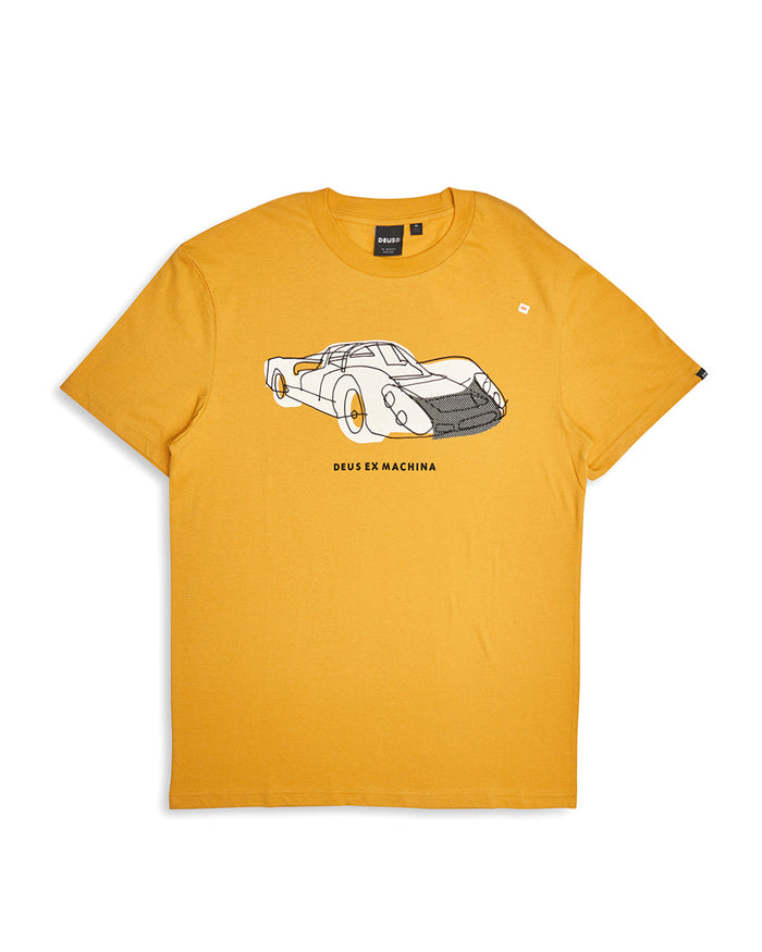 908 Tee - Honey Gold, view 5|Flatlay