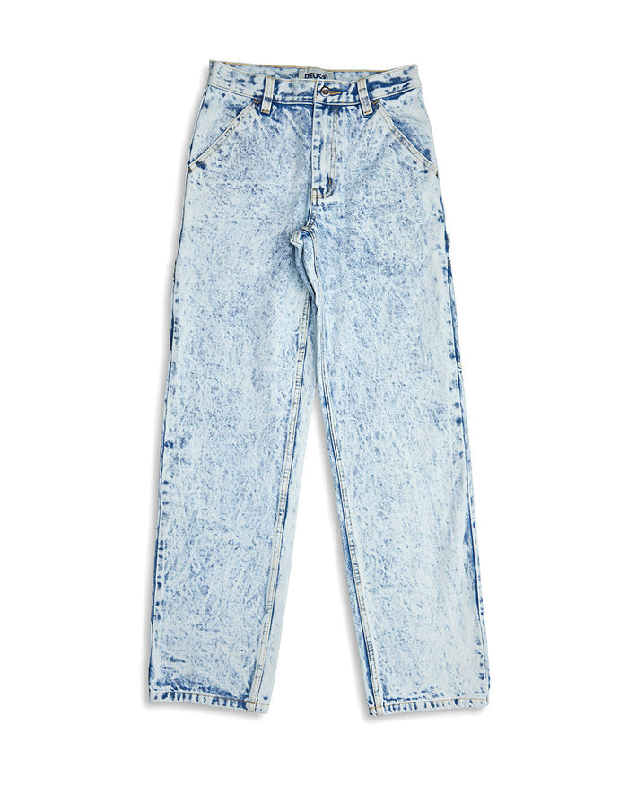 Acid Bernie Pant - Indigo Acid Stonewash, view 4|Flatlay