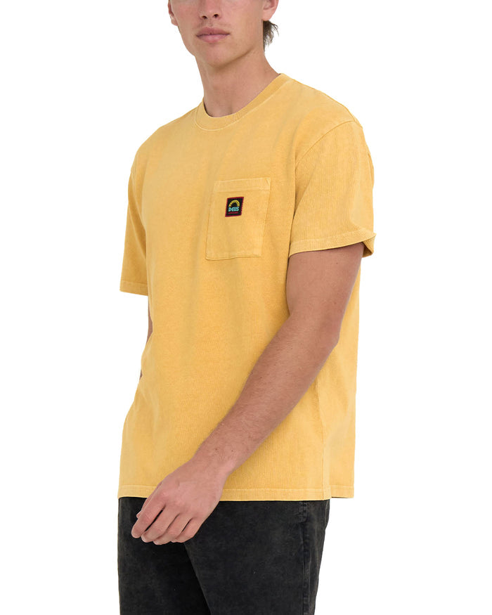 Acid Pocket Tee - Lemon Chrome, view 1|Model