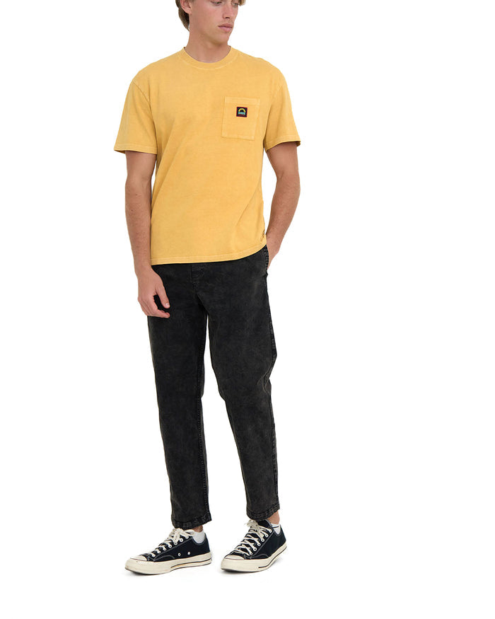 Acid Pocket Tee - Lemon Chrome, view 3|Model