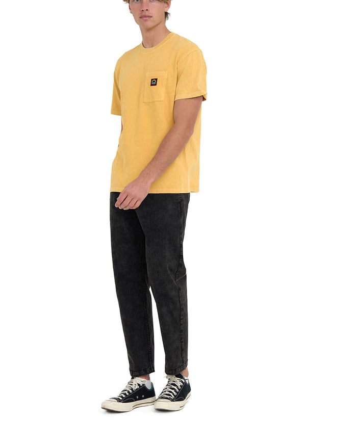 Acid Pocket Tee - Lemon Chrome, view 4|Model