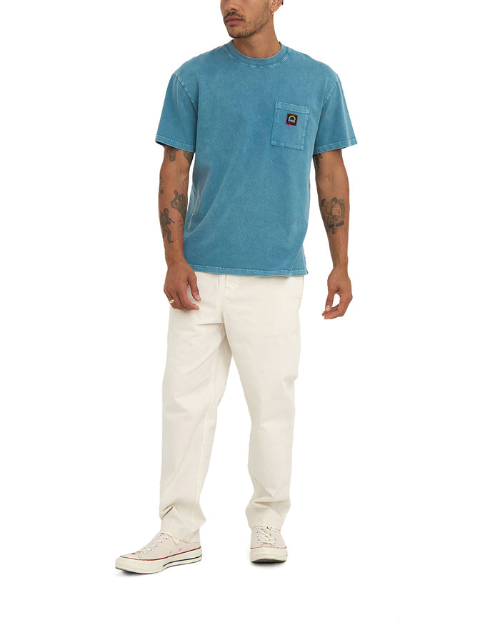 Acid Pocket Tee - Maui Blue, view 3|Model