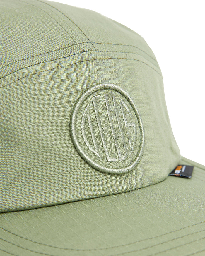 Aero Cordura Cap - Oil Green, view 3|Flatlay