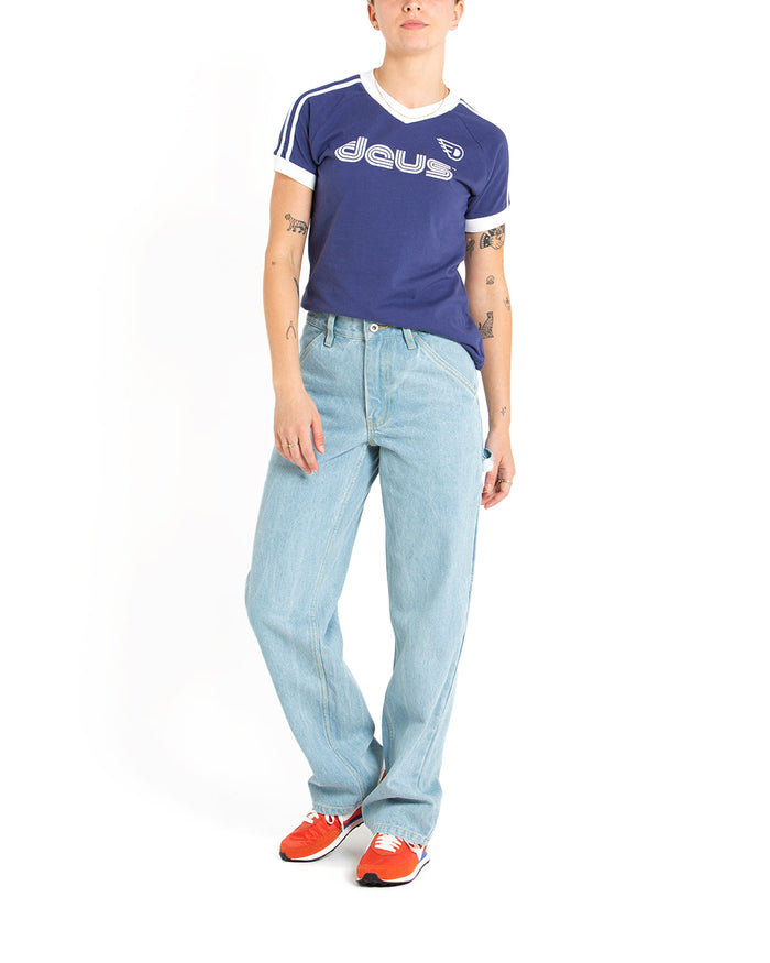 Age Tee - Estate Blue, view 4|Model