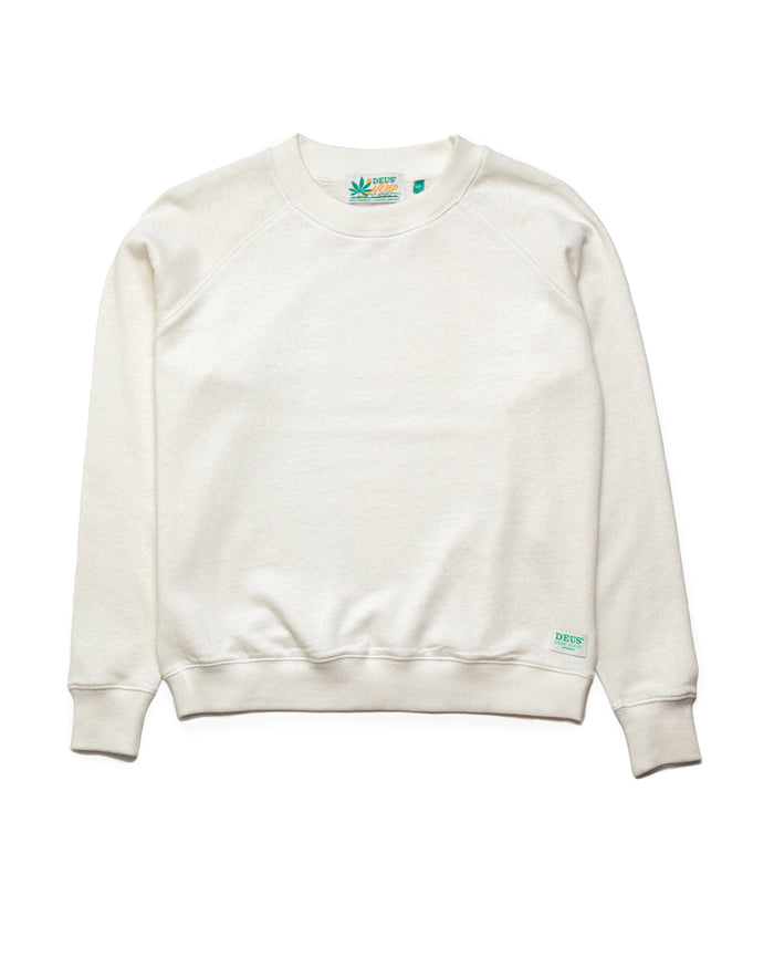 Aggie Hemp Crew Oversized Fit) - Natural, view 4|Flatlay
