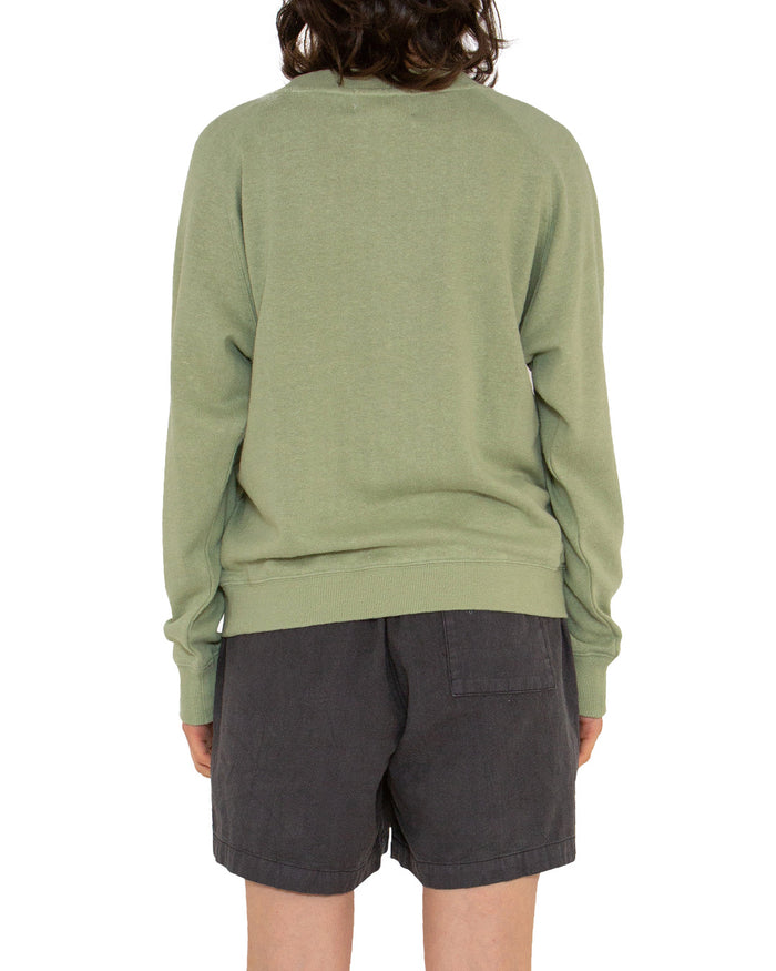 Aggie Hemp Crew (Oversized Fit) - Reseda, view 2|Model
