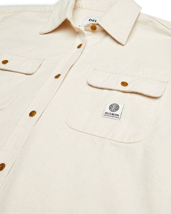 Alexis Over Shirt - Natural, view 7|Flatlay