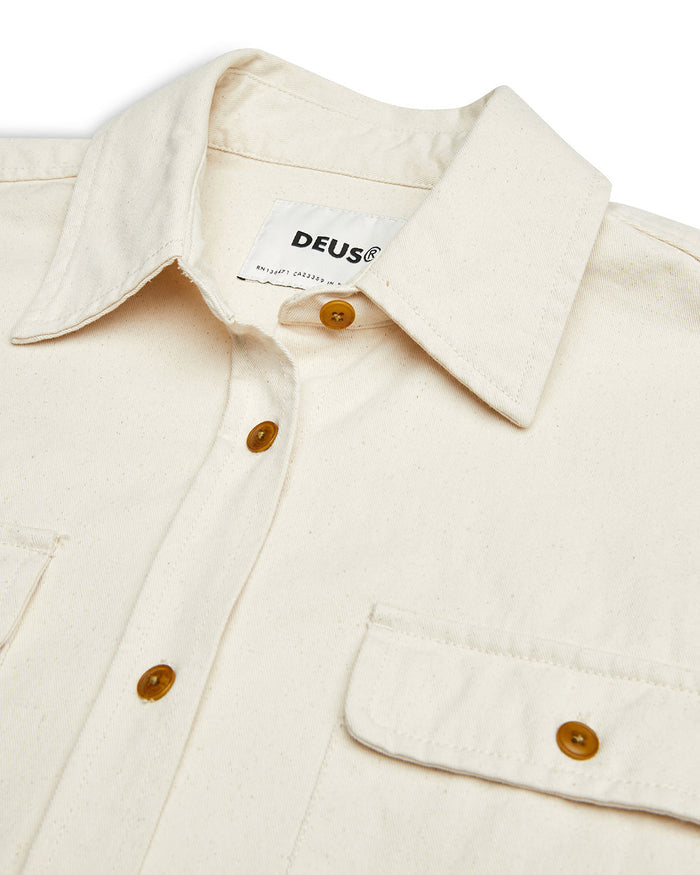 Alexis Over Shirt - Natural, view 8|Flatlay