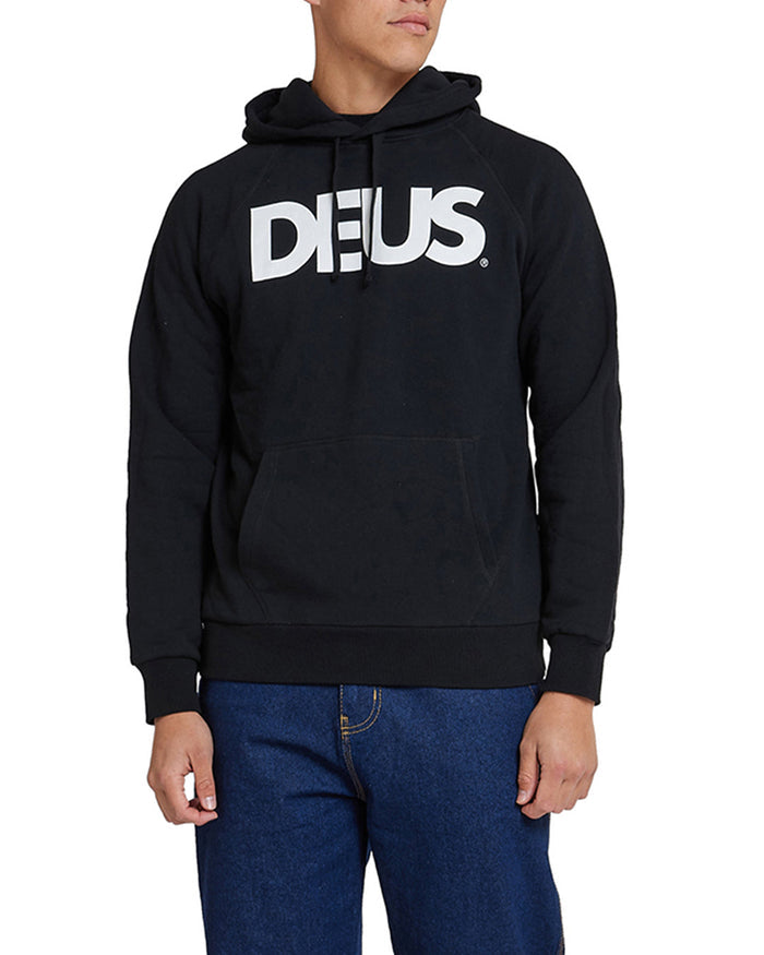 All Caps Hoodie - Black, view 1|Model