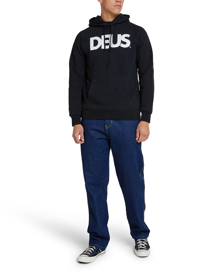 All Caps Hoodie - Black, view 3|Model