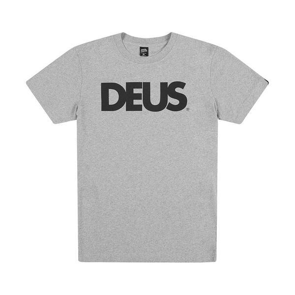 All Caps Tee - Grey Marle, view 4