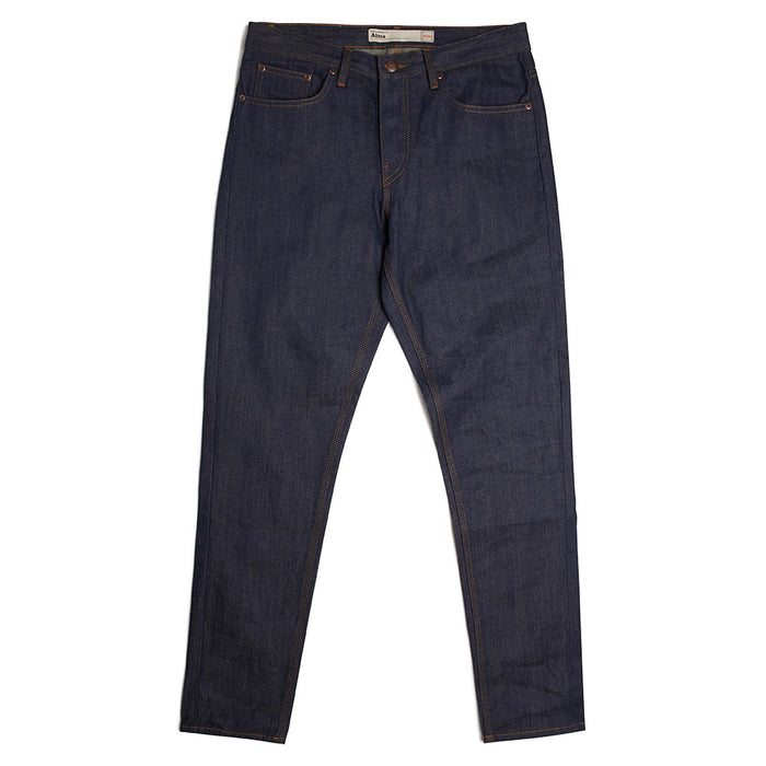 Alma Tapered - Petrol Raw Indigo, view 1