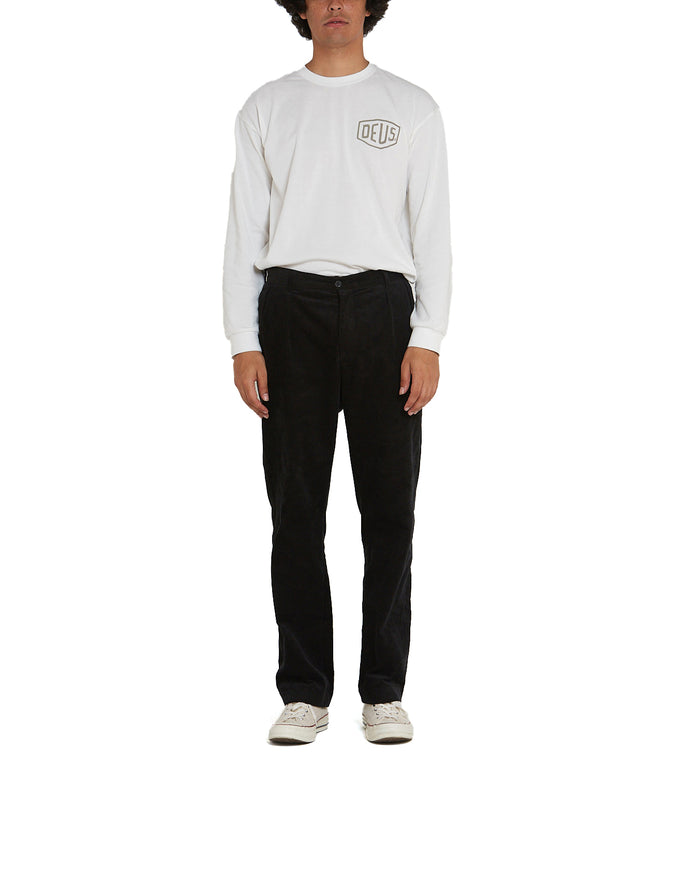 Alpine Cord Pant - Black, view 3|Model