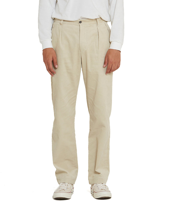 Alpine Cord Pant - Cream, view 1|Model
