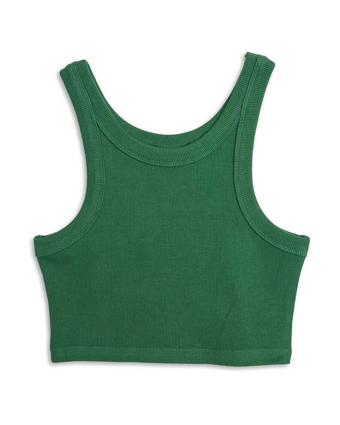 Alyssa Tank - Work Green, view 5|Flatlay