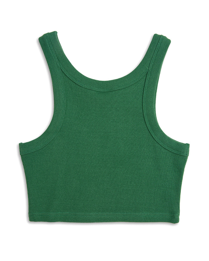 Alyssa Tank - Work Green, view 6|Flatlay