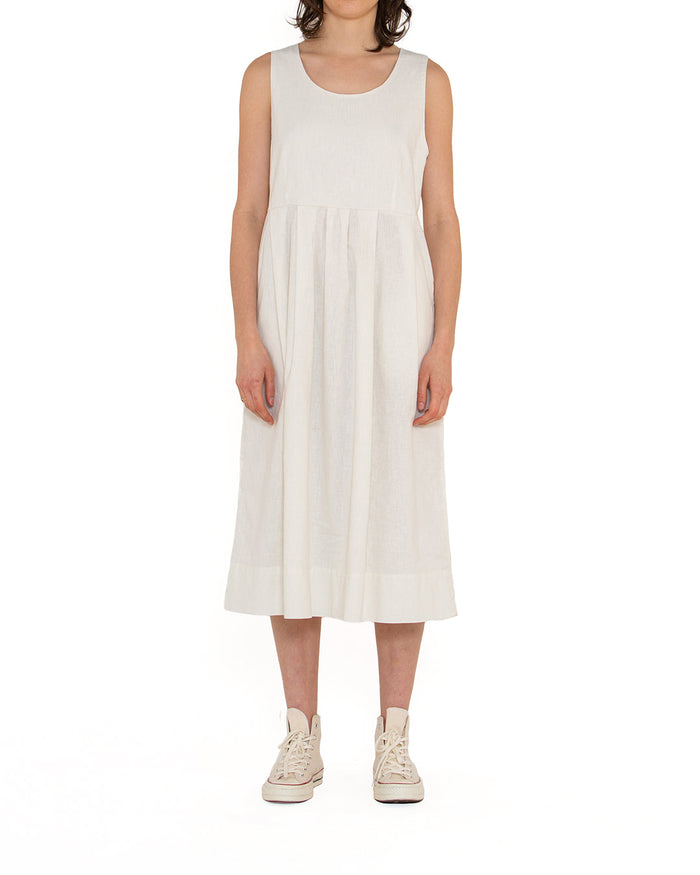 Amelia Dress (Relaxed Fit) - Natural, view 1|Model
