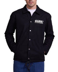 Amped Coach Jacket - Black, view 1|Model