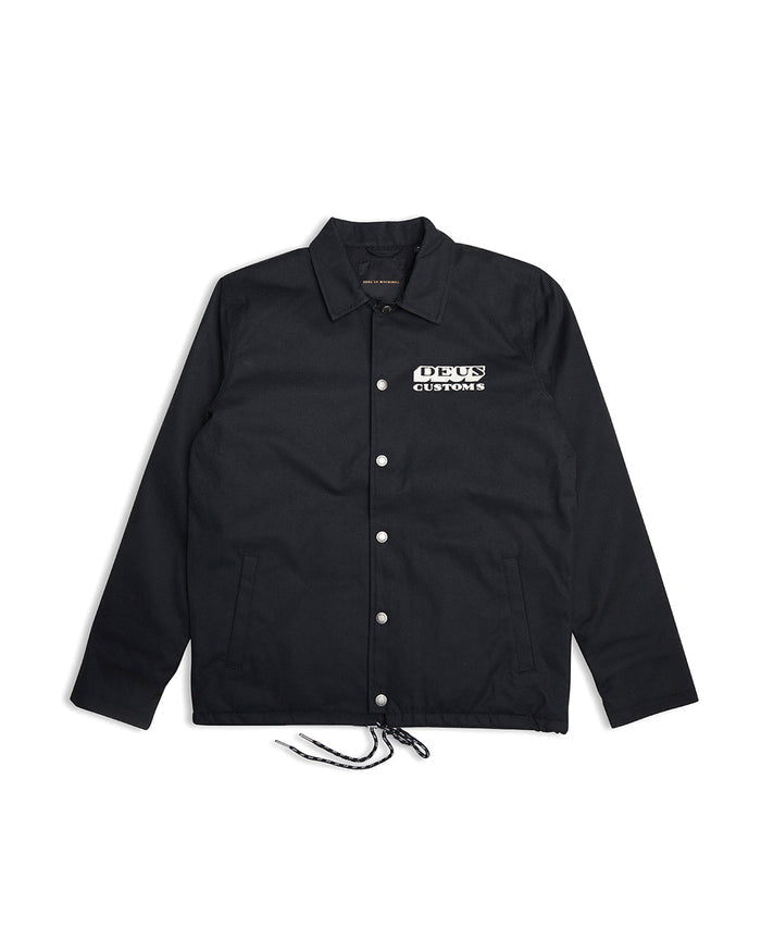 Amped Coach Jacket - Black, view 5|Flatlay