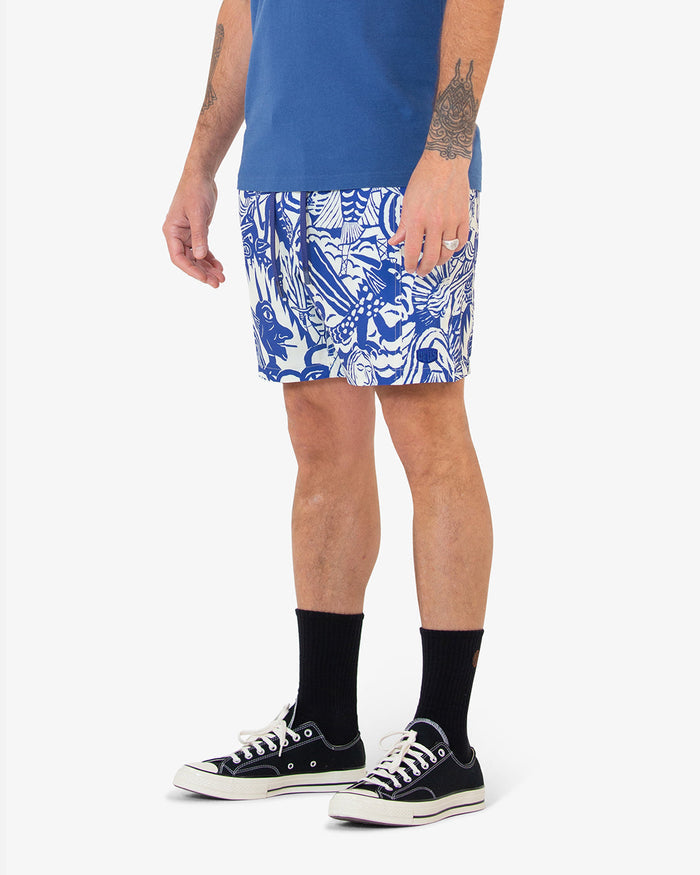 Angels & Demons Boardshort - Blue, view 3