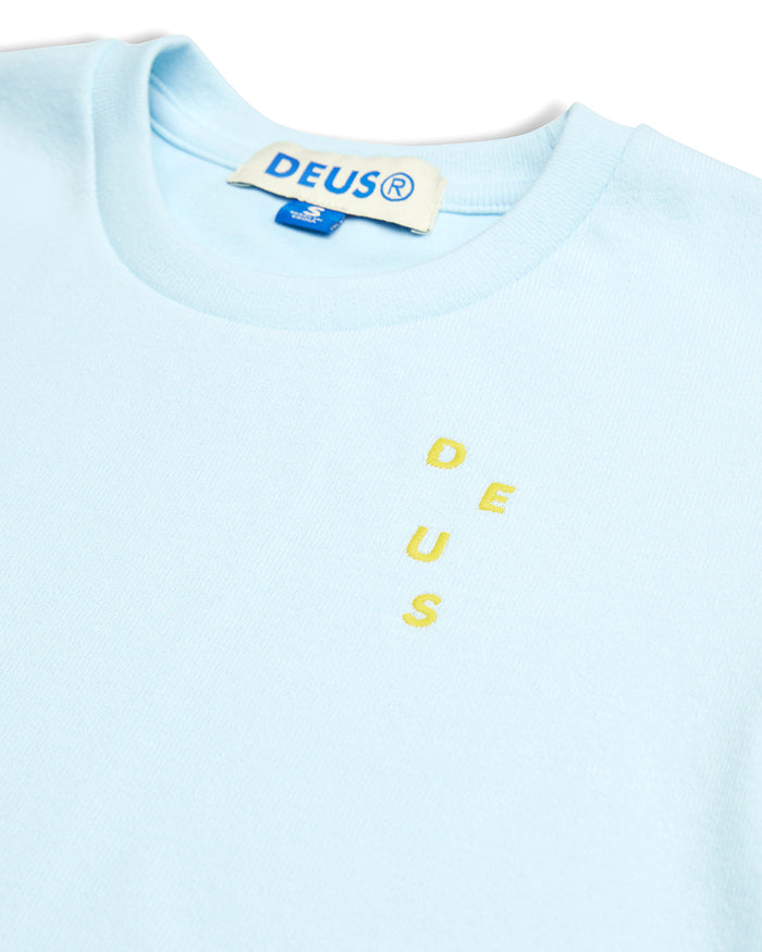 Aquatic Baby Tee - Delicate Blue, view 6|Flatlay