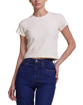 Aquatic Baby Tee - Whiter Sand, view 1|Model
