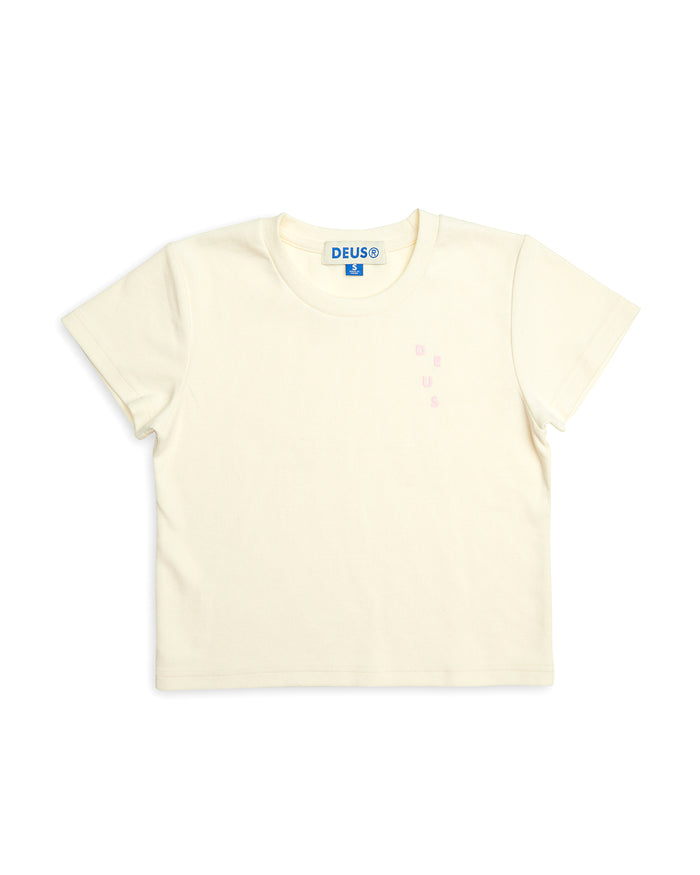 Aquatic Baby Tee - Whiter Sand, view 4|Flatlay