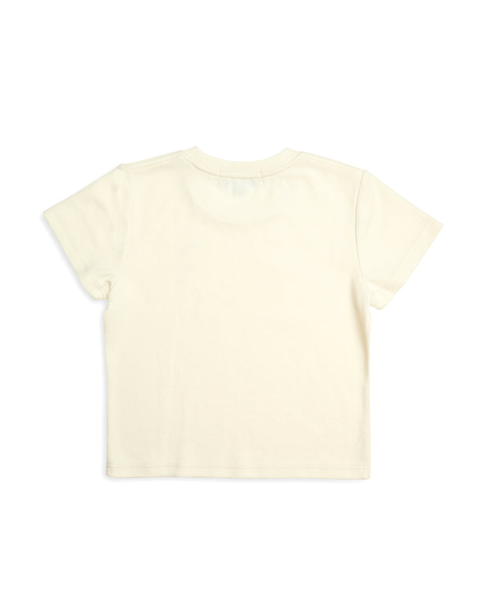 Aquatic Baby Tee - Whiter Sand, view 5|Flatlay