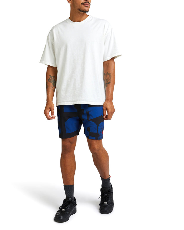 Arithmetic Boardshort - Blue, view 2|Model