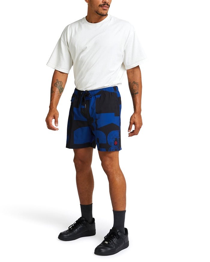 Arithmetic Boardshort (Mesh) - Blue, view 1|Model
