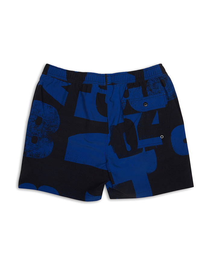 Arithmetic Boardshort (Mesh) - Blue, view 4|Flatlay