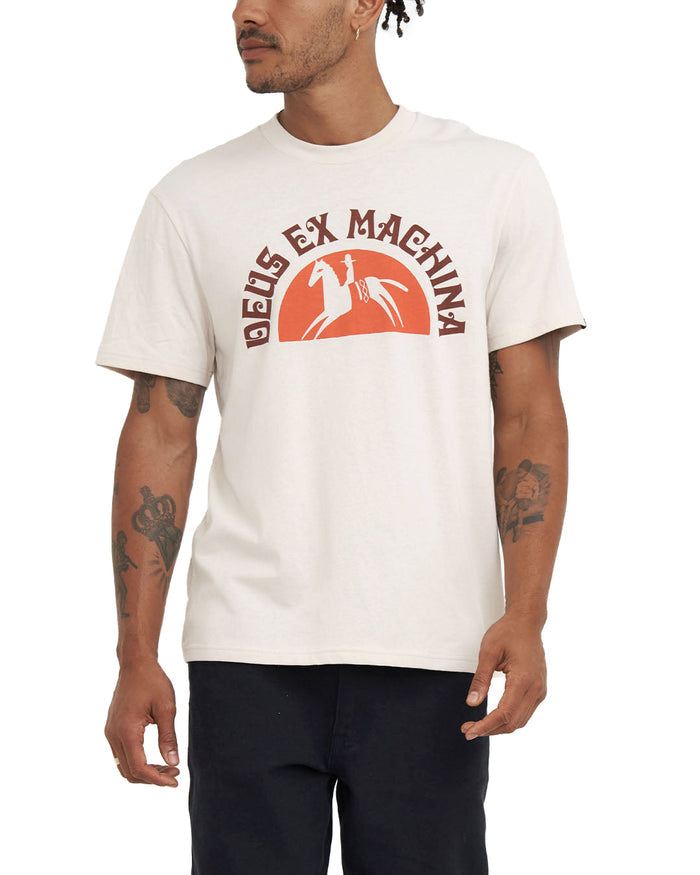 Bareback Tee - Dirty White, view 1|Model