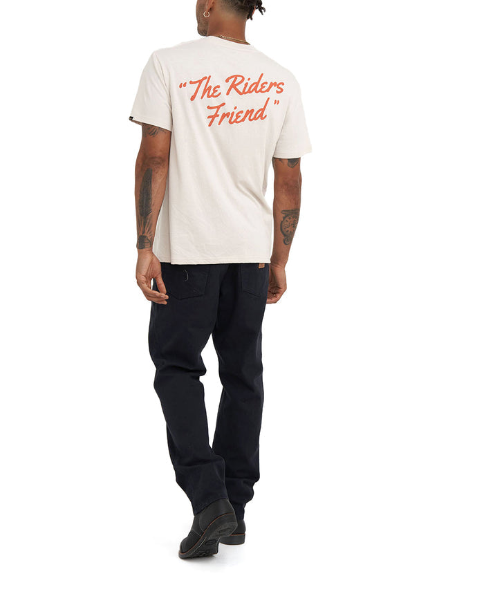Bareback Tee - Dirty White, view 2|Model