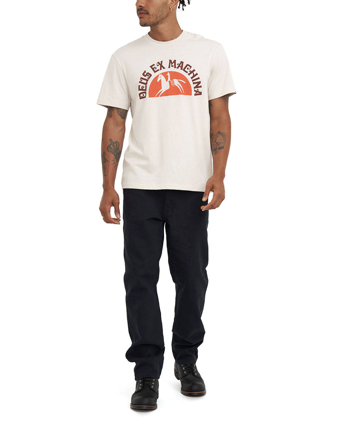 Bareback Tee - Dirty White, view 3|Model