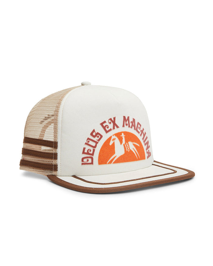 Bareback Trucker - White, view 1|Flatlay