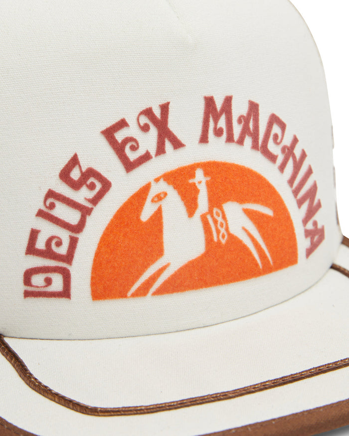 Bareback Trucker - White, view 3|Flatlay