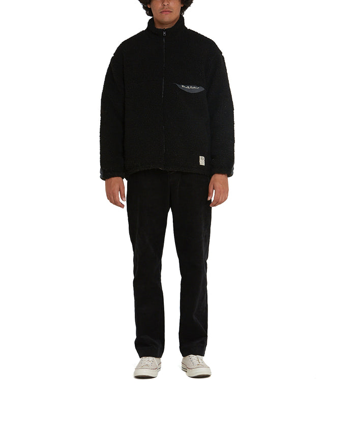 Barrens Reversible Boa - Black-Dusty Olive, view 5|Model