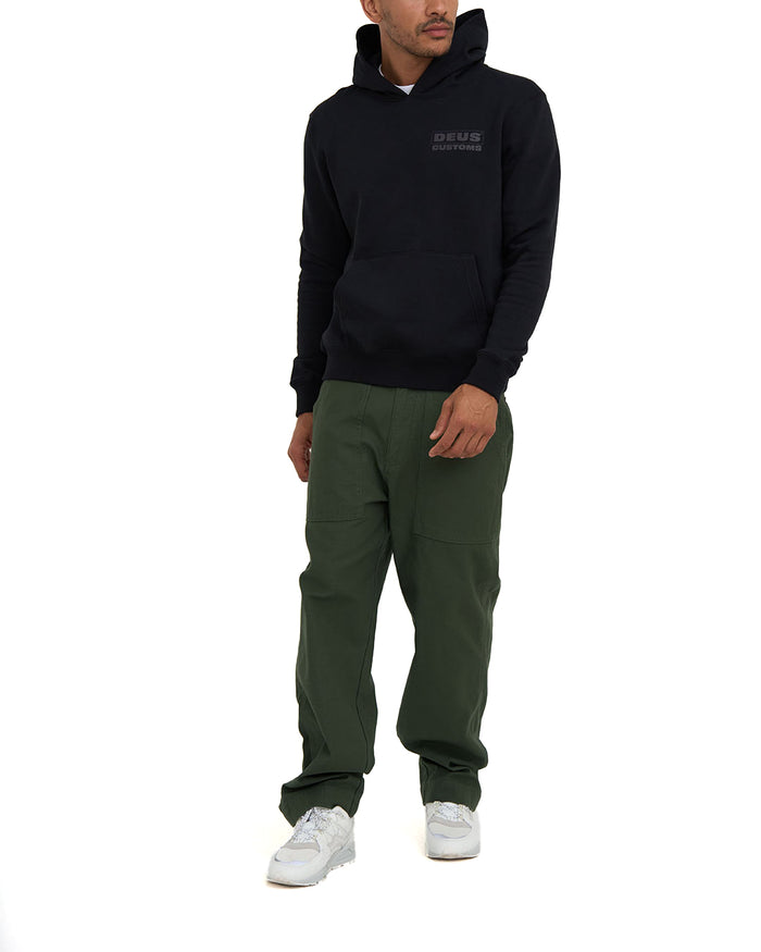 Barrett Hoodie - Black, view 2|Model