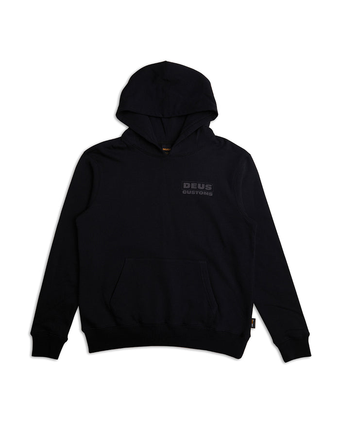 Barrett Hoodie - Black, view 4|Flatlay