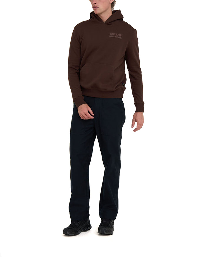 Barrett Hoodie - Potting Soil, view 2|Model