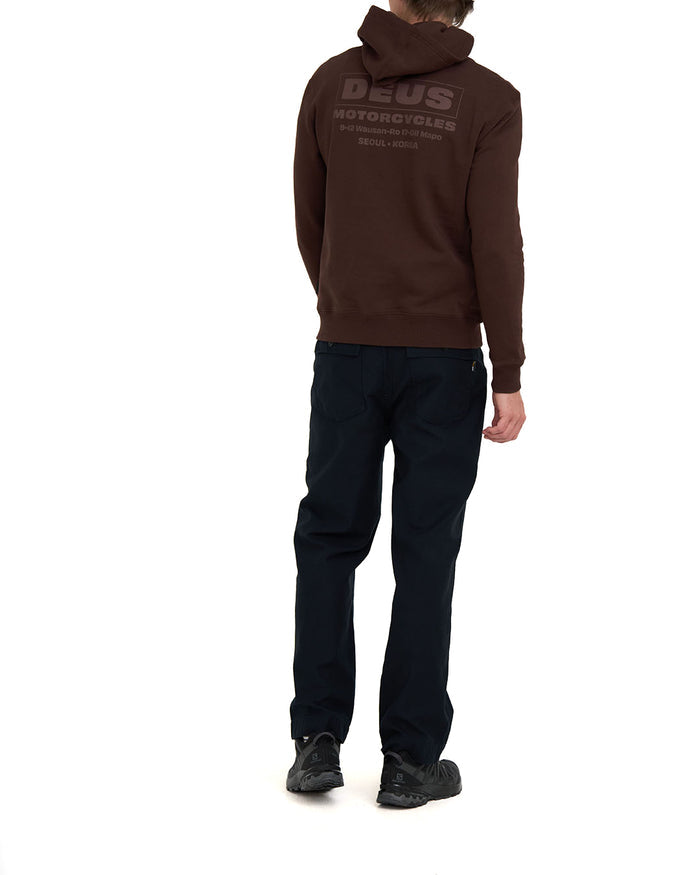 Barrett Hoodie - Potting Soil, view 4|Model