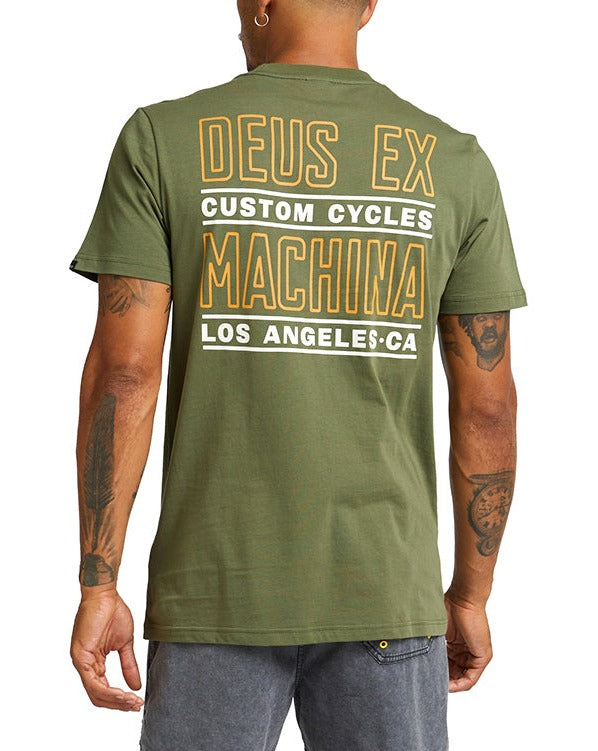 Beam Tee - Loden Green, view 2|Model