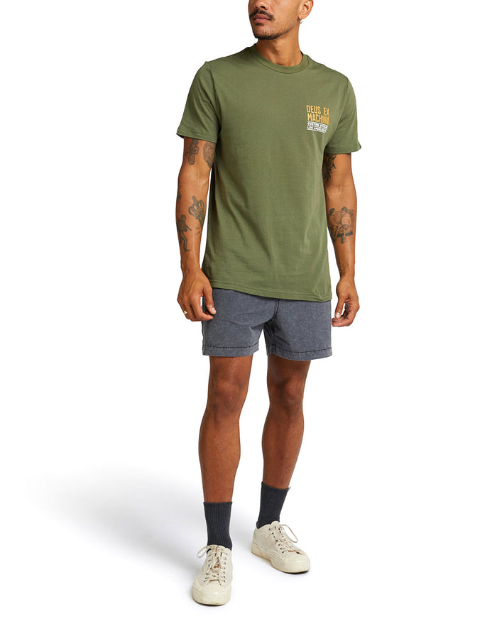Beam Tee - Loden Green, view 3|Model