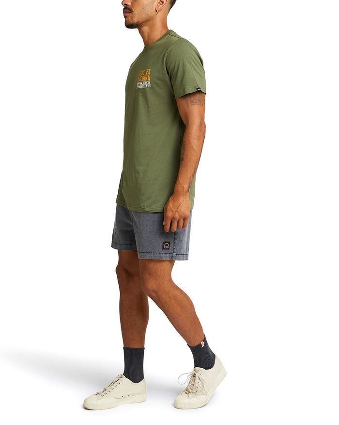 Beam Tee - Loden Green, view 4|Model