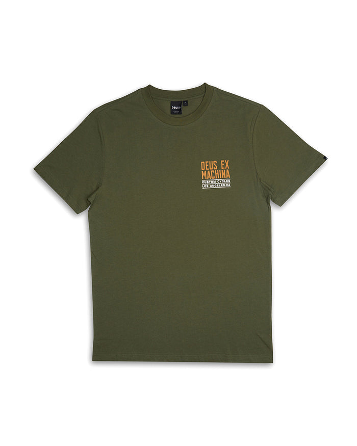 Beam Tee - Loden Green, view 5|Flatlay