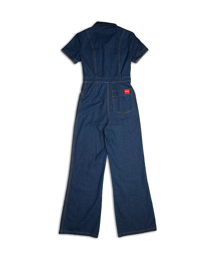 Beatnik Overall - Vintage Blue Denim, view 5|Flatlay