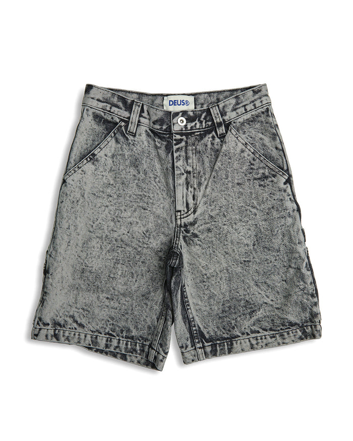 Bella Short - Black Acid Stonewash, view 5|Flatlay
